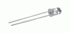 LED  5mm  modrá  2mA  nízkopříkonová  čirá