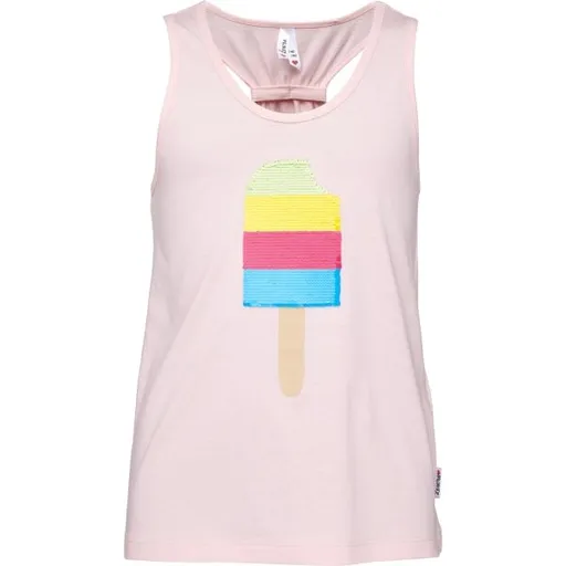 Lewro HILLY Dívčí tílko, růžová, velikost 164-170