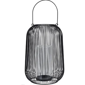 H&L Drátěná lucerna Light 19x33cm, černá (A142-00-00)