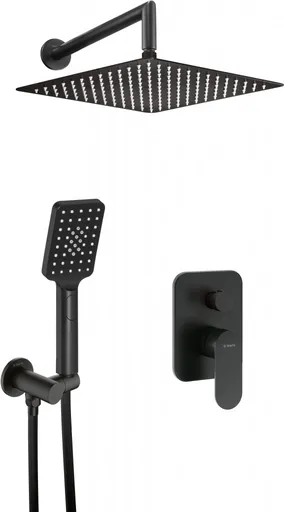 DEANTE Alpinia Podomítkový sprchový set černý NAC_N9LP