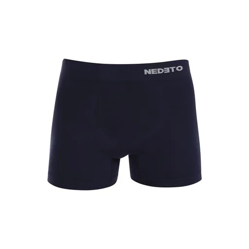 Nedeto Pánské boxerky bezešvé bambusové modré (NDTB002S) XL