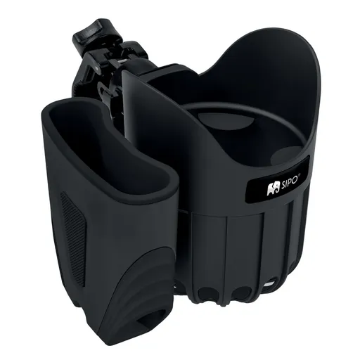 SIPO UNI Držák na nápoje & telefon, 2v1, černý