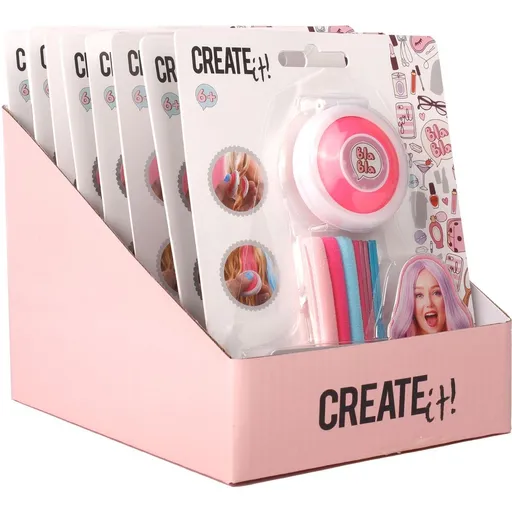 Sada barev na vlasy s gumičkami Creat it