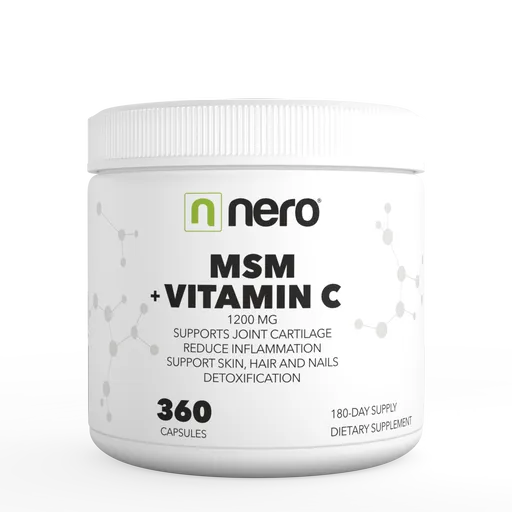 NERO MSM + Vitamín C 360 kapslí