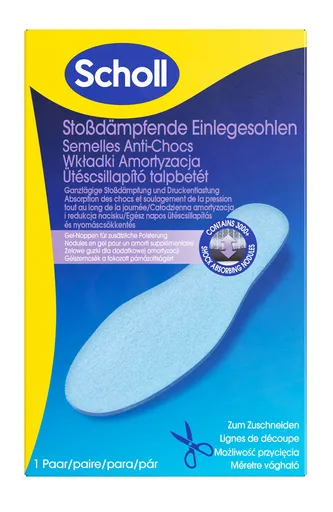 Scholl Shock Reducer vložky do bot tlumící nárazy 1 pár