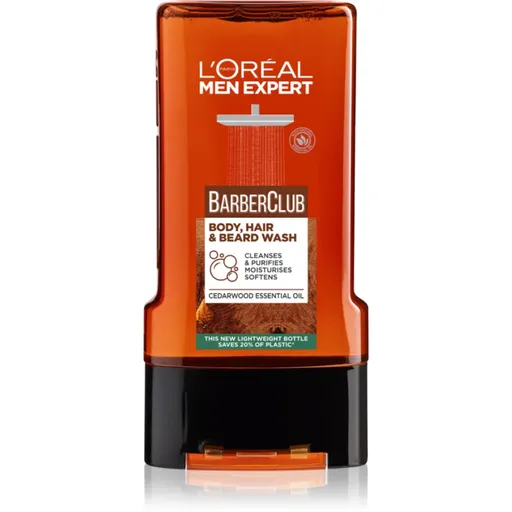 L’Oréal Paris Men Expert Barber Club sprchový gel pro muže na vlasy, vousy a tělo 300 ml