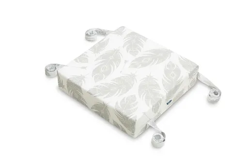 SENSILLO Dětský sedák na židli 32x32x8cm - pírka