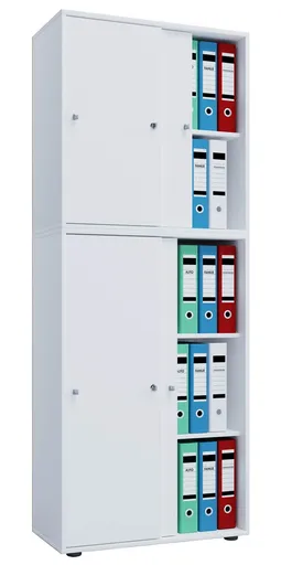 VCM Kancelářská skříň Lona XXL, bílá