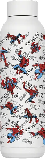 Nerezová termoláhev Solid, 630ml, Quokka, Spiderman
