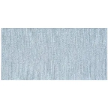 Světle modrý bavlněný koberec 80x150 cm DERINCE, 55216 (beliani_55216)
