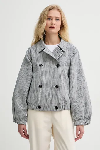 Bunda se lněnou směsí Sessun