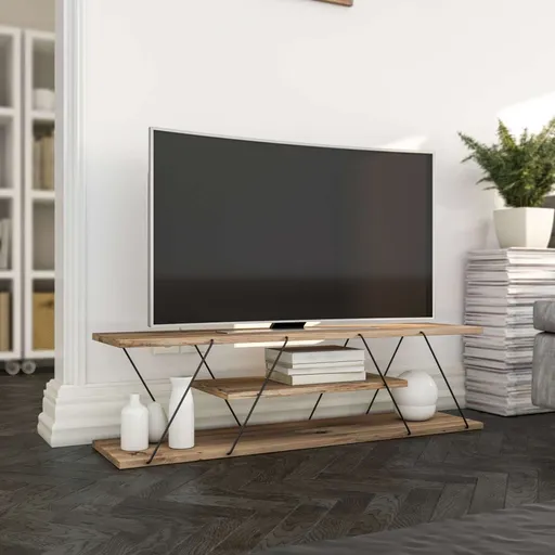 TV stolek Canaz v2 - Black, Walnut