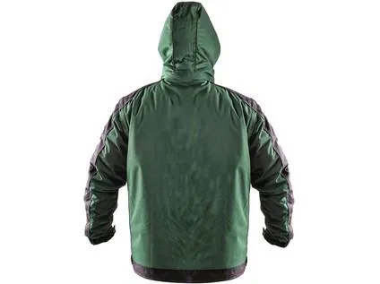 Bunda CXS IRVINE, zimní, pánská, zeleno-černá, vel. 2XL