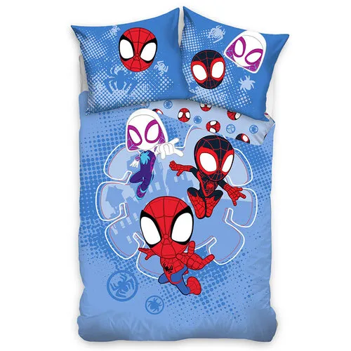 Carbotex Dětské bavlněné povlečení Spidey Malí Hrdinové, 140x 200 cm, 70 x 90 cm