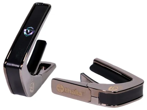 Thalia Guild Ebony-Ripple Shield Black Chrome