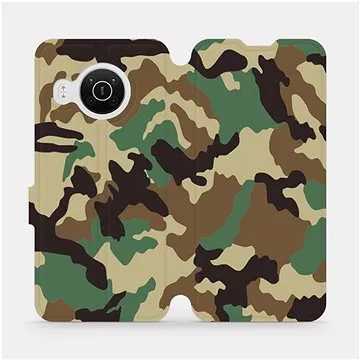 Flip pouzdro na mobil Nokia X10 - V111P Maskáče (5903516742561)