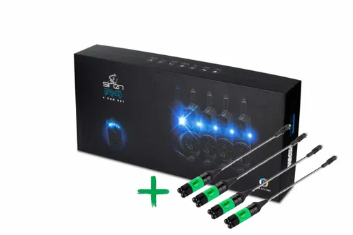 Nash Sada signalizátorů R4 Alarm 4+1 + 4x Siren Night Glo Bobbin Small,Nash Sada signalizátorů R4 Alarm 4+1 + 4x Siren Night Glo Bobbin Small