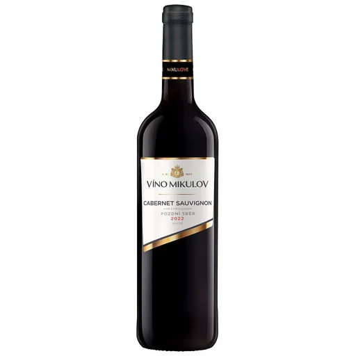 Víno Mikulov Cabernet Sauvignon 2022 pozdní sběr