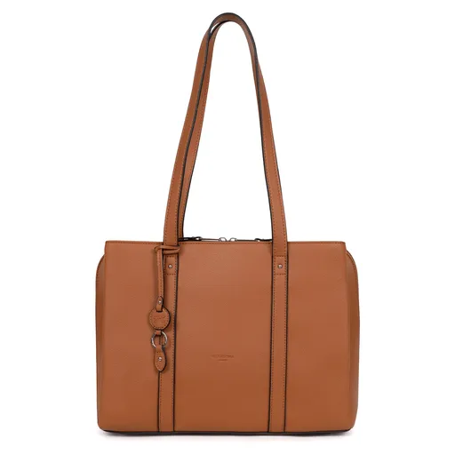Dámská elegantní kabelka Hexagona Solange - hnědá