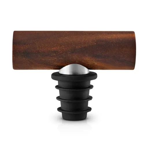 Uzávěr na víno LIQUID LOUNGE 7 cm, hnědá, dřevo, Eva Solo