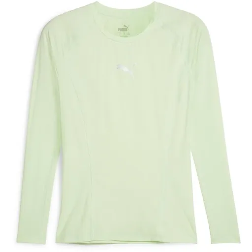 Puma LIGA BASELAYER LONG SLEEVE TEE Pánské funkční triko, světle zelená, velikost