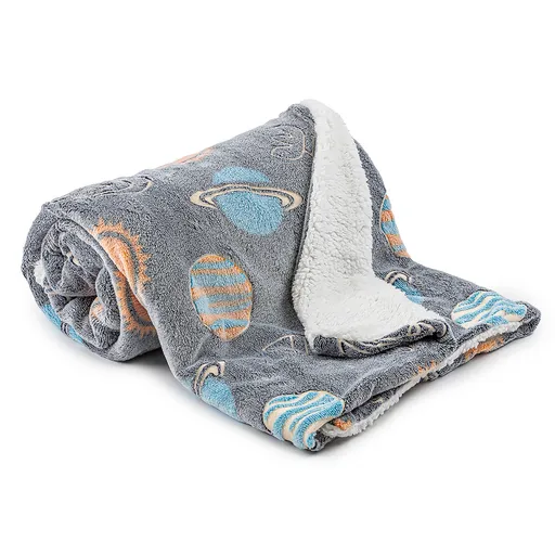 4Home Beránková svítící deka Planetarium, 150 x 200 cm