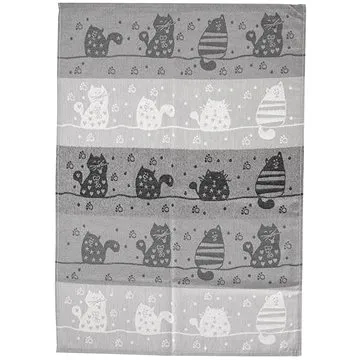 Orion Utěrka kuch. bavlna kočky 3 ks    (710979)