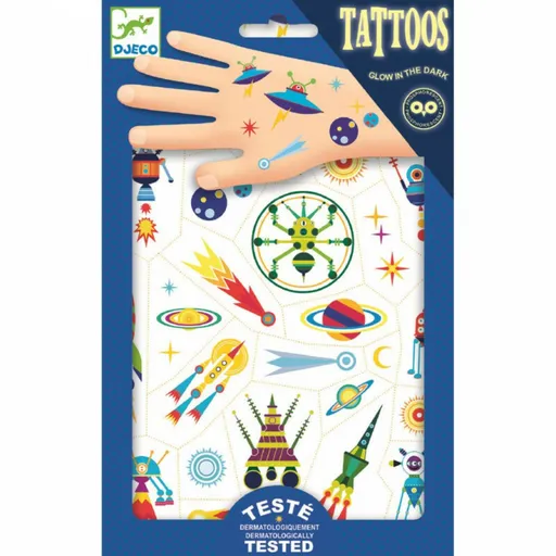 DJECO Tetování Veselý vesmír