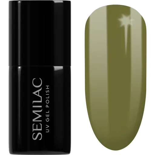 Semilac UV Hybrid WellBeing gelový lak na nehty s použitím UV/LED lampy odstín 659 Matcha Latte 7 ml