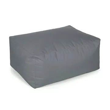 Sedací vak GAUí kostka Šedý ocelový (8595653206913)