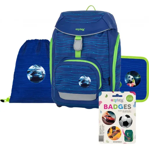 Oxybag Set 4dílný Oxy Sherpy Blue