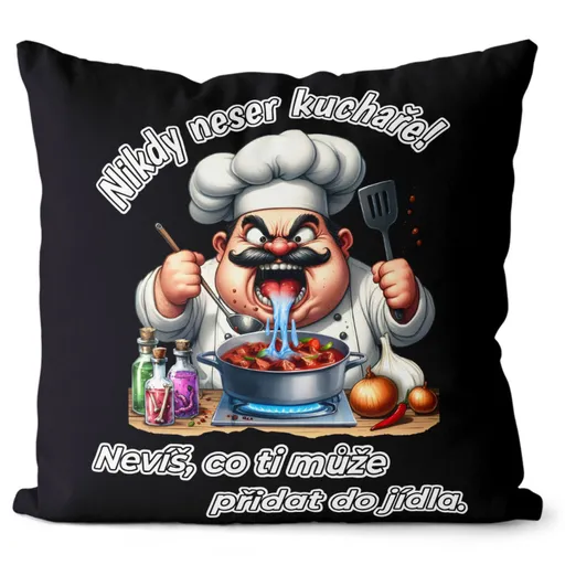 Polštář Neser kuchaře (Velikost: 40 x 40 cm)