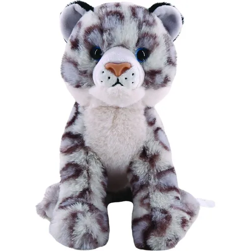 Levhart sněžný sedící 22 cm