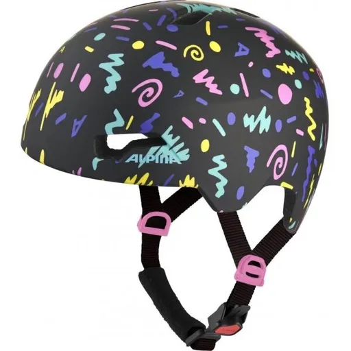 Alpina Sports HACKNEY Dětská helma na kolo, černá, velikost (47 - 51)