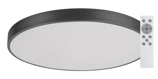 Rabalux Černé stropní LED svítidlo Tesia 600mm 60W CCT s DO 3316