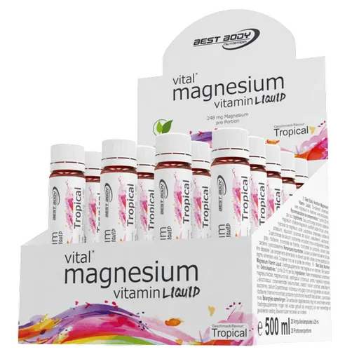 Best Body Magnesium vitamin ampoules 20 x 25ml - tropical