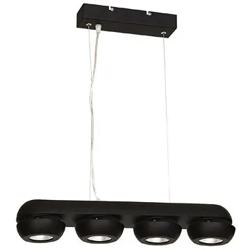 LED Lustr na lanku FLARE 4xLED/10W/230V černá (81548)