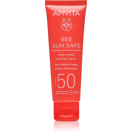 Apivita Bee Sun Safe Hydra Fresh Face Gel-Cream SPF50 hydratační gel krém SPF 50 50 ml