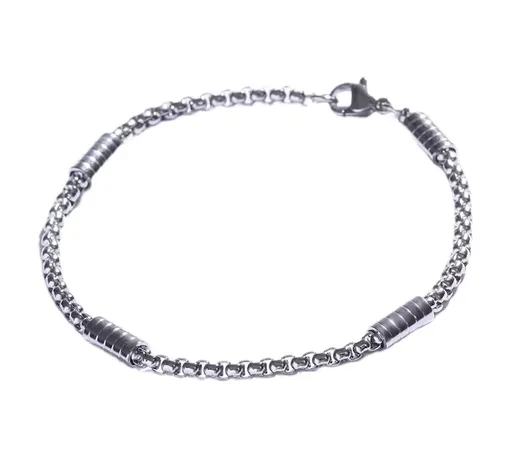 Marc Malone Nadčasový ocelový náramek pro muže MCGB5061S 21 cm