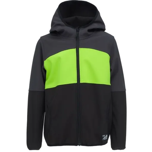 Lewro LYNZ Chlapecká softshellová bunda, tmavě šedá, velikost 152-158