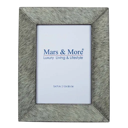 Fotorámeček lemovaný hovězí kůží - 24 * 19,5 cm (18x13cm) Mars & More