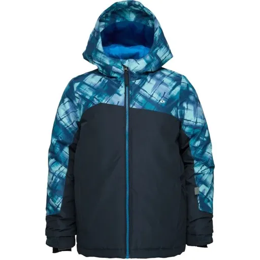 LOAP CULAD Dětská lyžařská bunda, tmavě modrá, velikost 134-140
