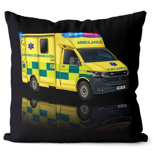 Polštářek Ambulance (Velikost: 40 x 40 cm)