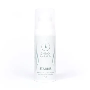 Head and Beard Starter gel na podporu růstu vlasů a vousů 50 ml (1088)