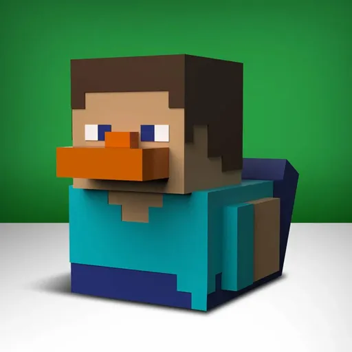 Tubbz kachnička Minecraft - Steve