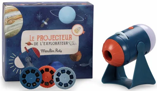 Projektor a noční světlo průzkumníka