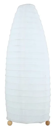 Papírová stolní lampa Papirus bílá E14