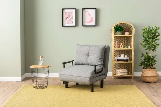 Rozkládací křeslo Sento Single - Light Grey