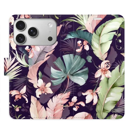 Flipové pouzdro iSaprio - Flower Pattern 08 - iPhone 17 Pro