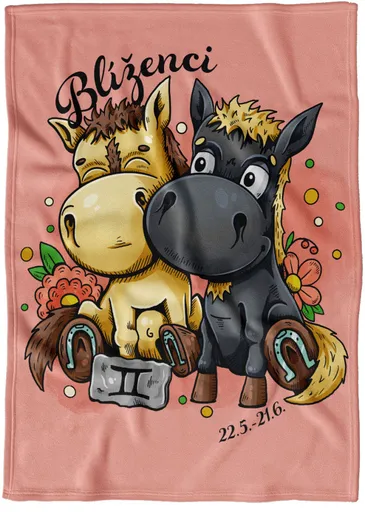 Deka Koňská znamení – blíženci (Podšití beránkem: NE)